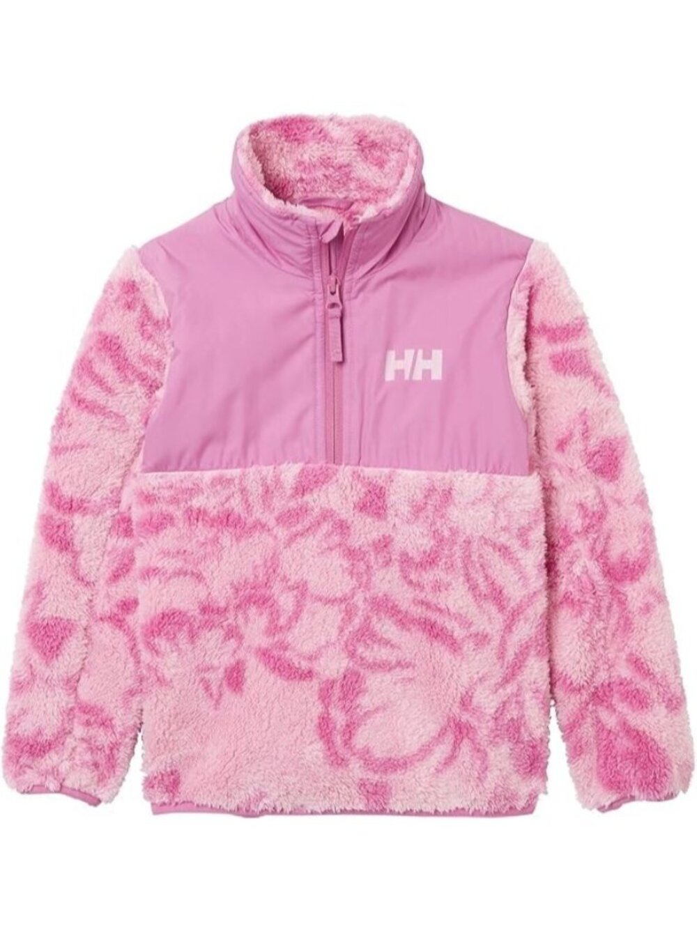Helly Hansen Kids 1/2 Zip Midlayer Jacket Sweater Pink Size 5 - Picture 3 of 4